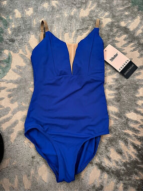 Nikolay Charlotte Camisole Leotard Blue XS